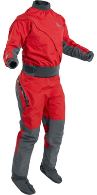 2025 Palm Frauen Wasserfall Front Zip Kajak Drysuit 12369 - Flame Red