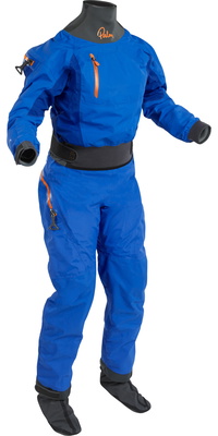 2025 Palm Frauen Atom Back Zip Kajaktrockenanzug & Klappsitz Ocean / Cobalt 12381