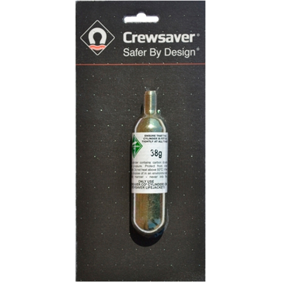 2026 Crewsaver 38g Co2 Rearm Ersatzzylinder 10034