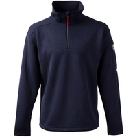 Mens Strickfleece in Marine