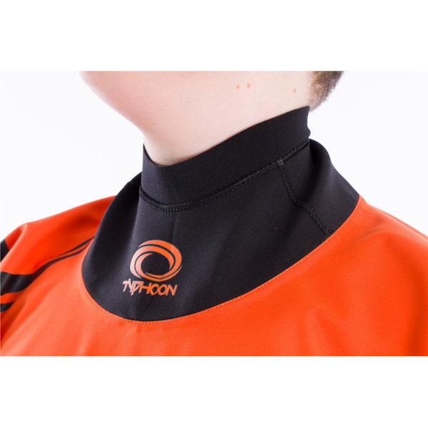 2022 Typhoon Junior Rookie Drysuit Schwarz / Orange 100171