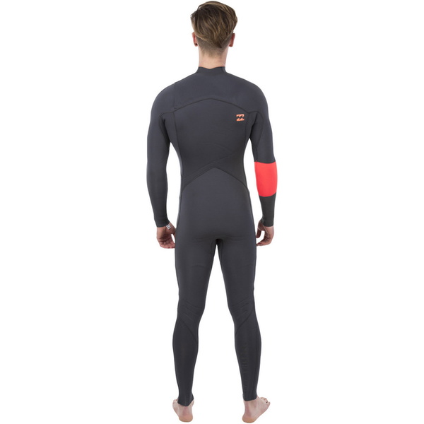 2015 Billabong Revolution Chest Zip 3 / 2mm Wetsuit in GRAPHITE Q43M04