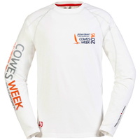 Cowes Woche Sunblock Langarm T-Shirt Weiß
