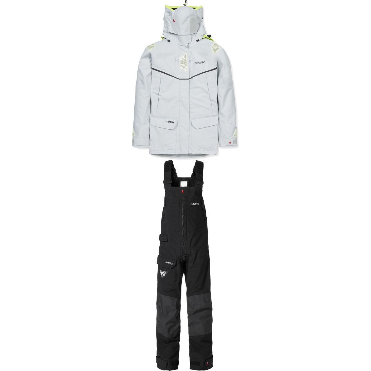 Musto Damen MPX Goretex Offshore Jacke SM151W3 & Hose SM1520 Kombi Set PLATINUM / BLACK