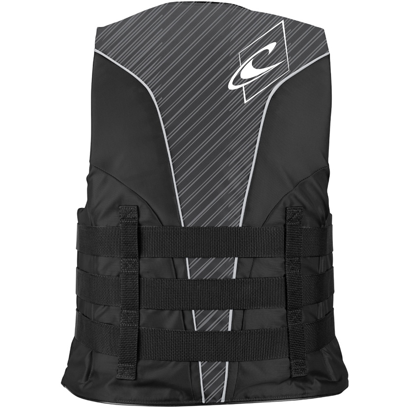 2026 O'neill Superlite 50n Ce Impact Vest 4723 - Schwarz / Rauch / Weiß