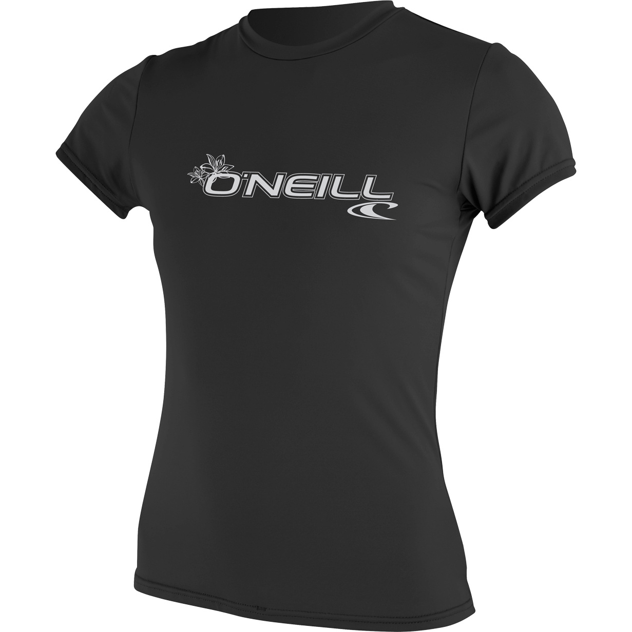 2026 O'neill Women's Basic Skins Kurzarm-Shirt 3547 - Schwarz