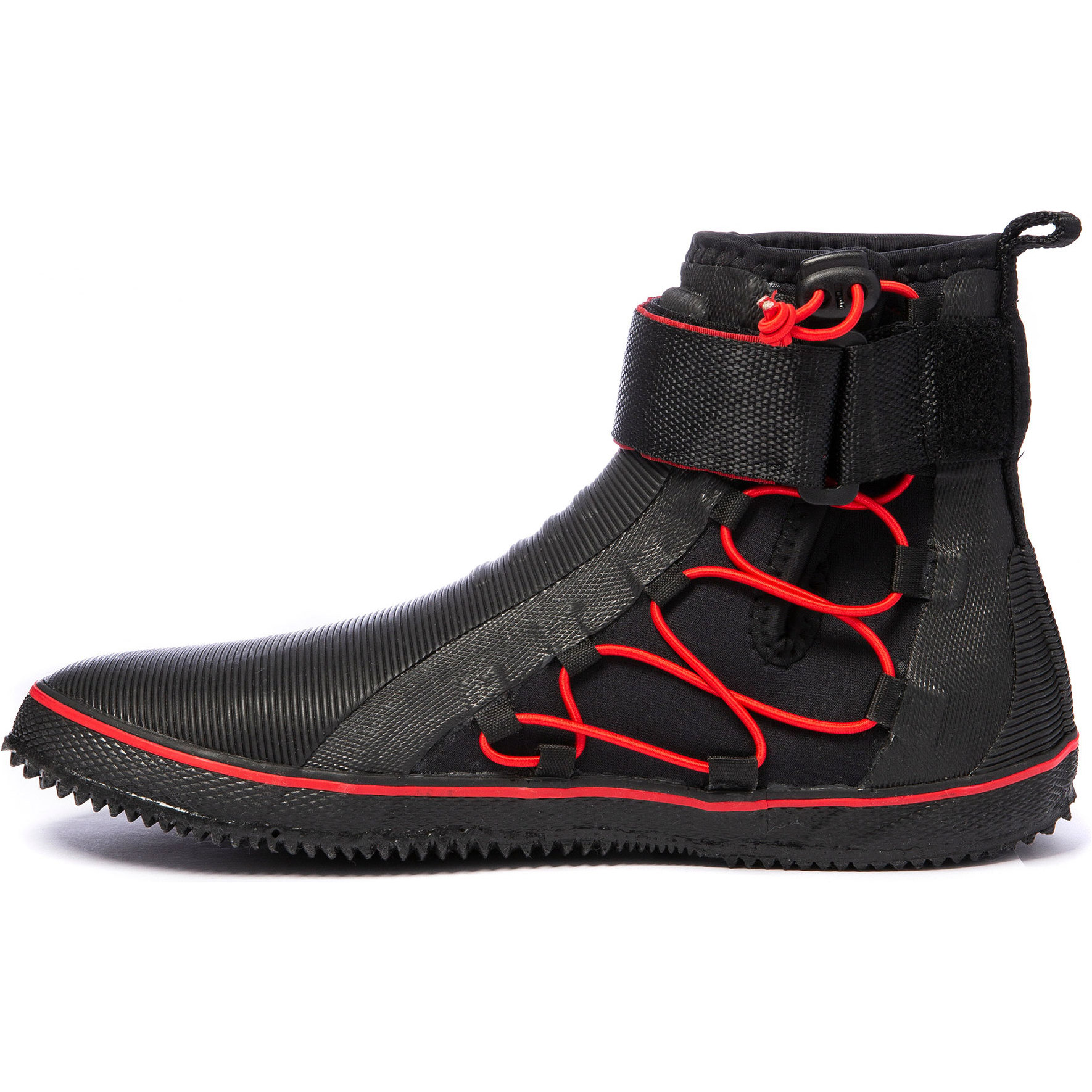 2025 Gul Allzweckstiefel 5mm Schnürstiefel BO1304-B2 - Black / Rot
