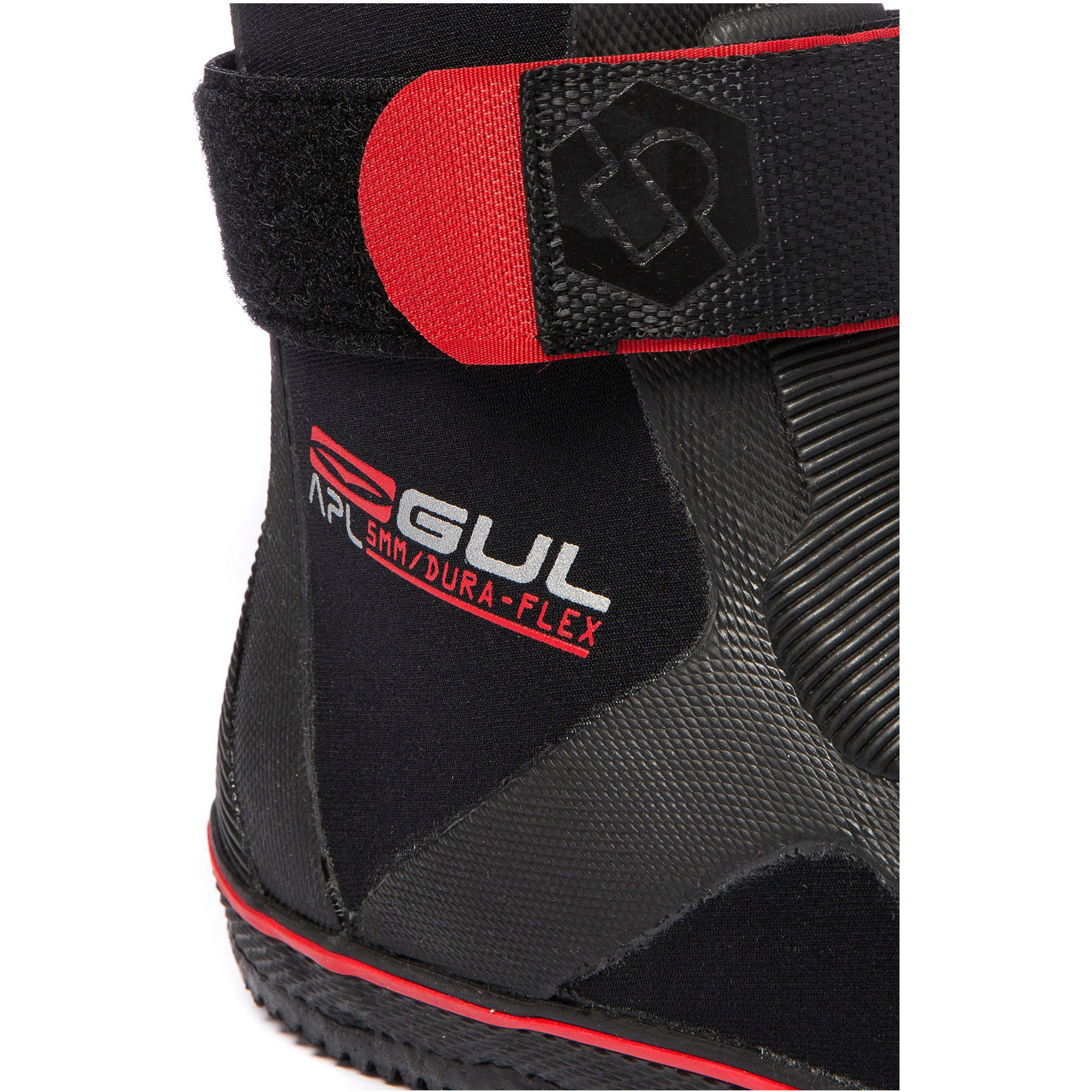 2025 Gul Allzweckstiefel 5mm Schnürstiefel BO1304-B2 - Black / Rot