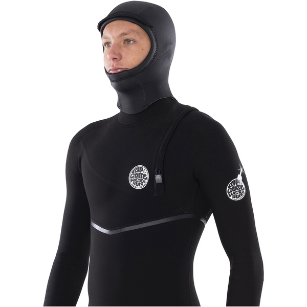2025 Rip Curl Flashbomb Heatseeker 3mm Mm Neoprenhaube Who8af - Schwarz