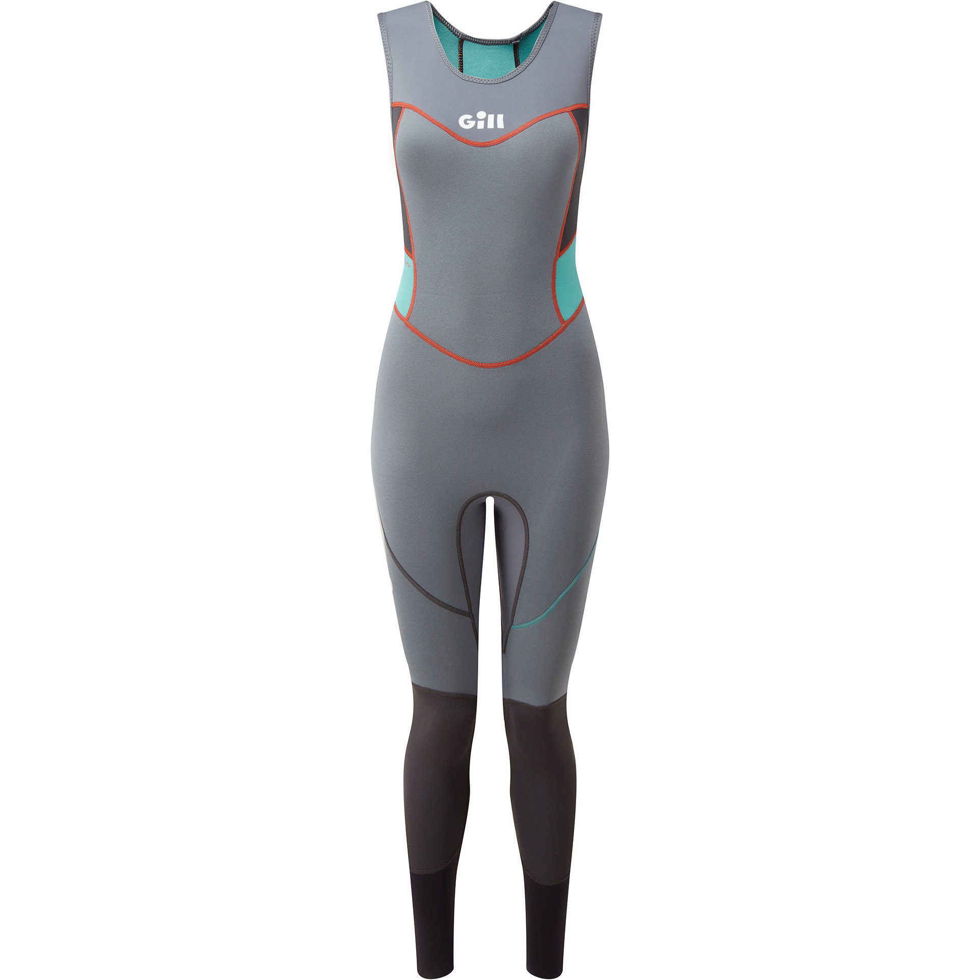2024 Gill Frauen Zenlite 2mm Flatlock Skiff Neoprenanzug 5002W - Steel Grey