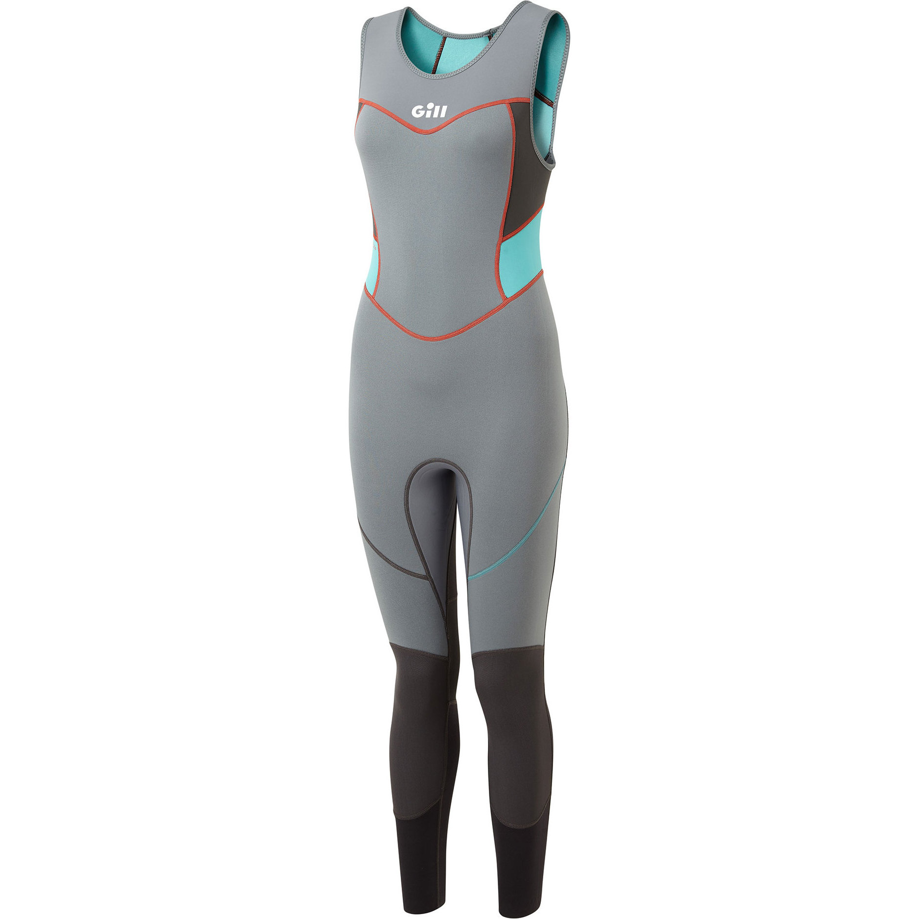 2024 Gill Frauen Zenlite 2mm Flatlock Skiff Neoprenanzug 5002W - Steel Grey
