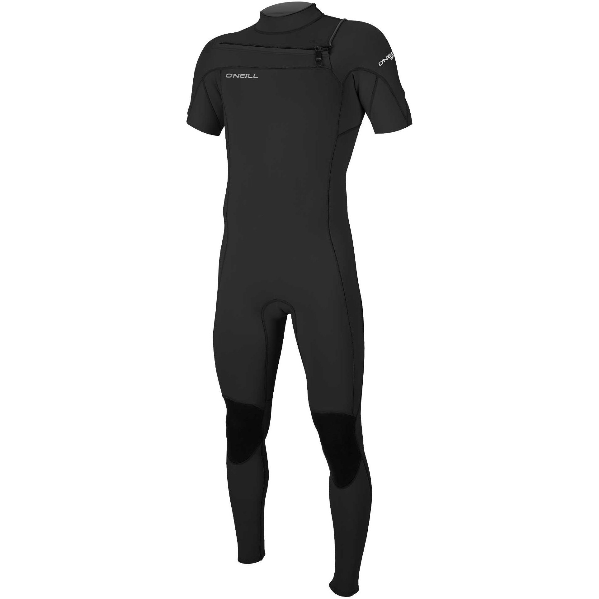 2026 O'Neill Männer Hammer 2mm Kurzämelig Brustreißverschluss Neoprenanzug 5056 - Black