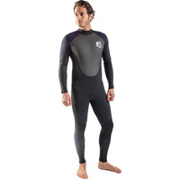 Männer G-Force 3mm Rückenreißverschluss Flatlock Neoprenanzug