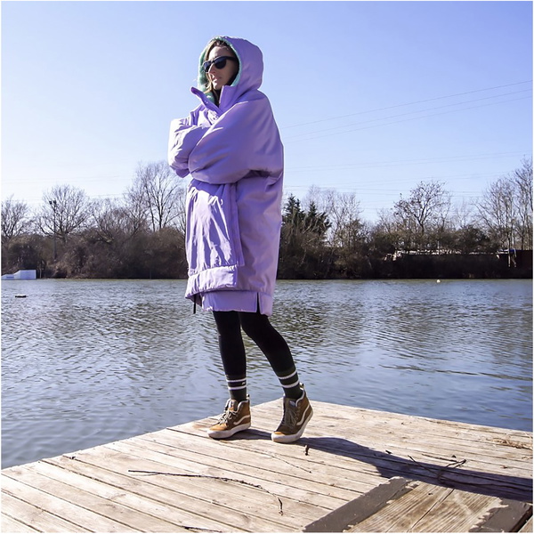 2023 Mystic Explore 2.0 Changing Robe / Poncho 35018.220275 - Pastel Lilac