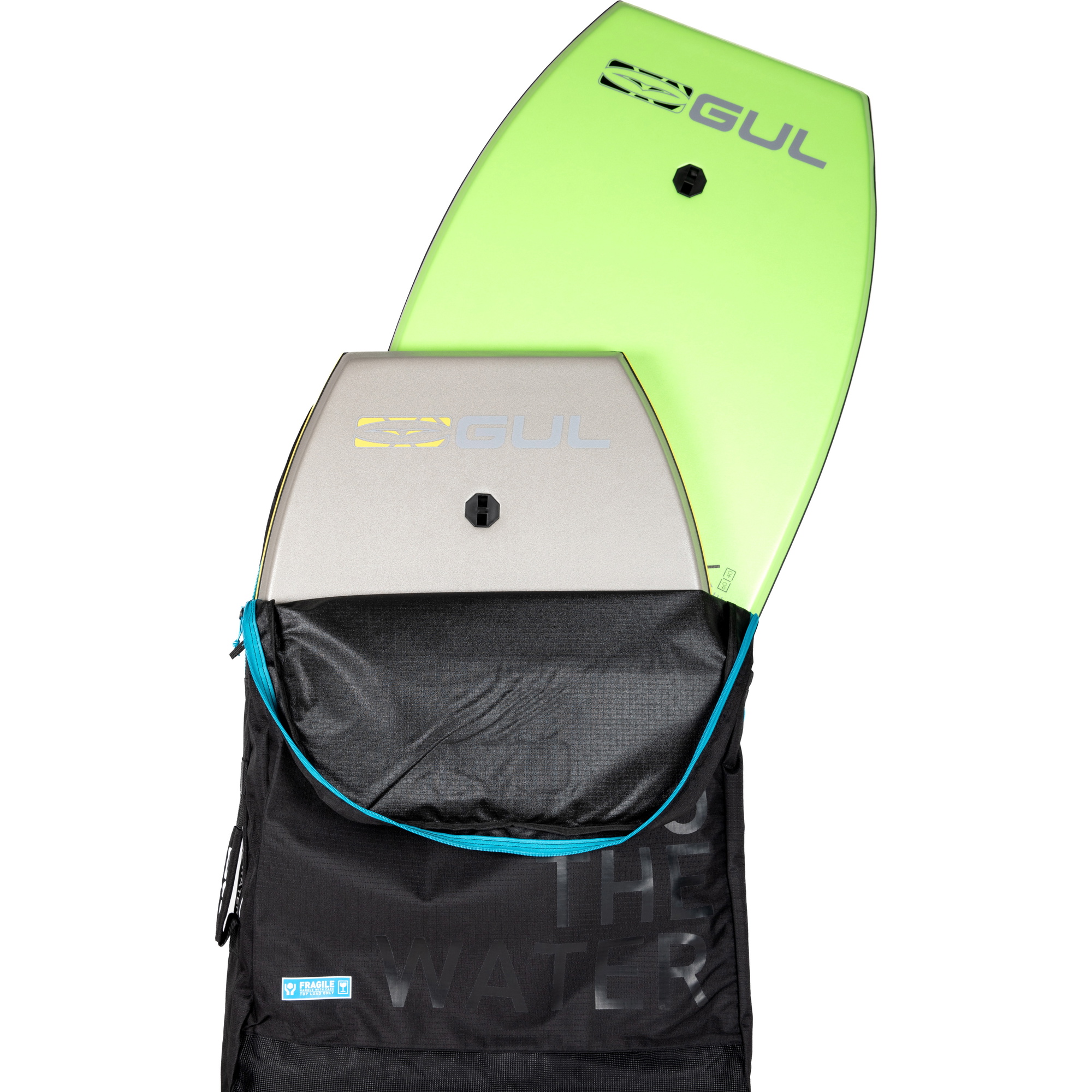 2026 Gul Arica Bodyboard Bag LU0127-C1 - Black / Silver