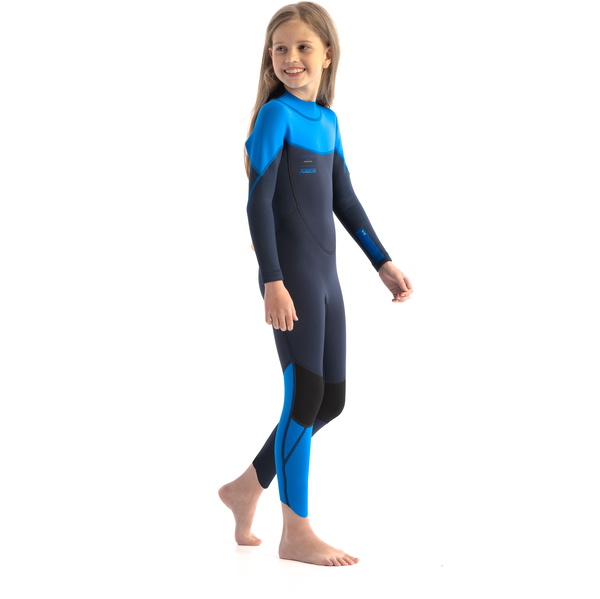 2026 Jobe Junior Boston 3/2mm Rückenreißverschluss Neoprenanzug 3035210 - Blue