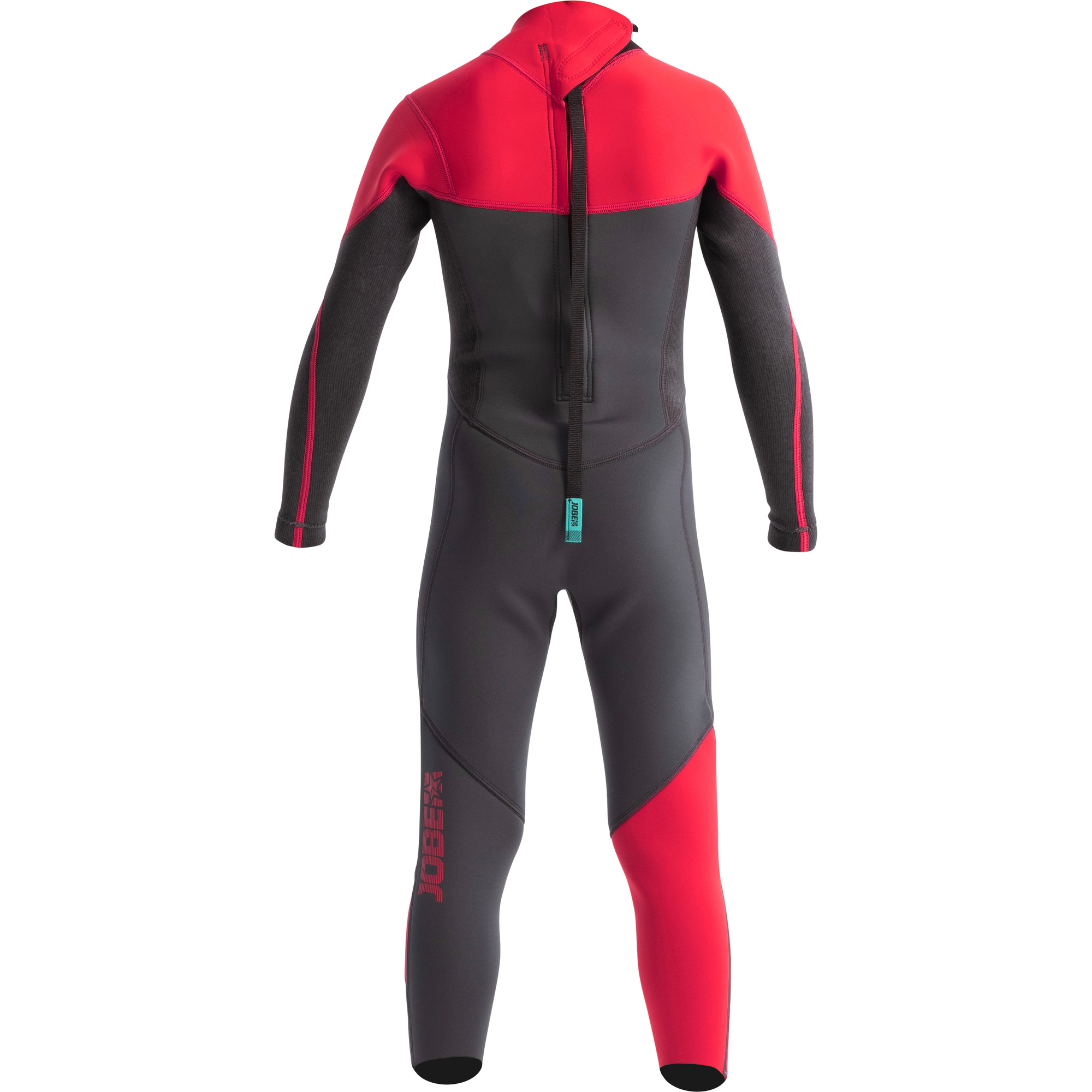 2026 Jobe Junior Boston 3/2mm Rückenreißverschluss Neoprenanzug 3035210 - Red