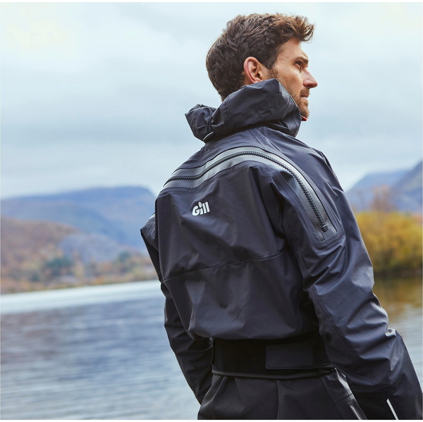 2026 Gill Verso Back Zip Trockentauchanzug & Mit Reißverschluss 4805 - Graphite