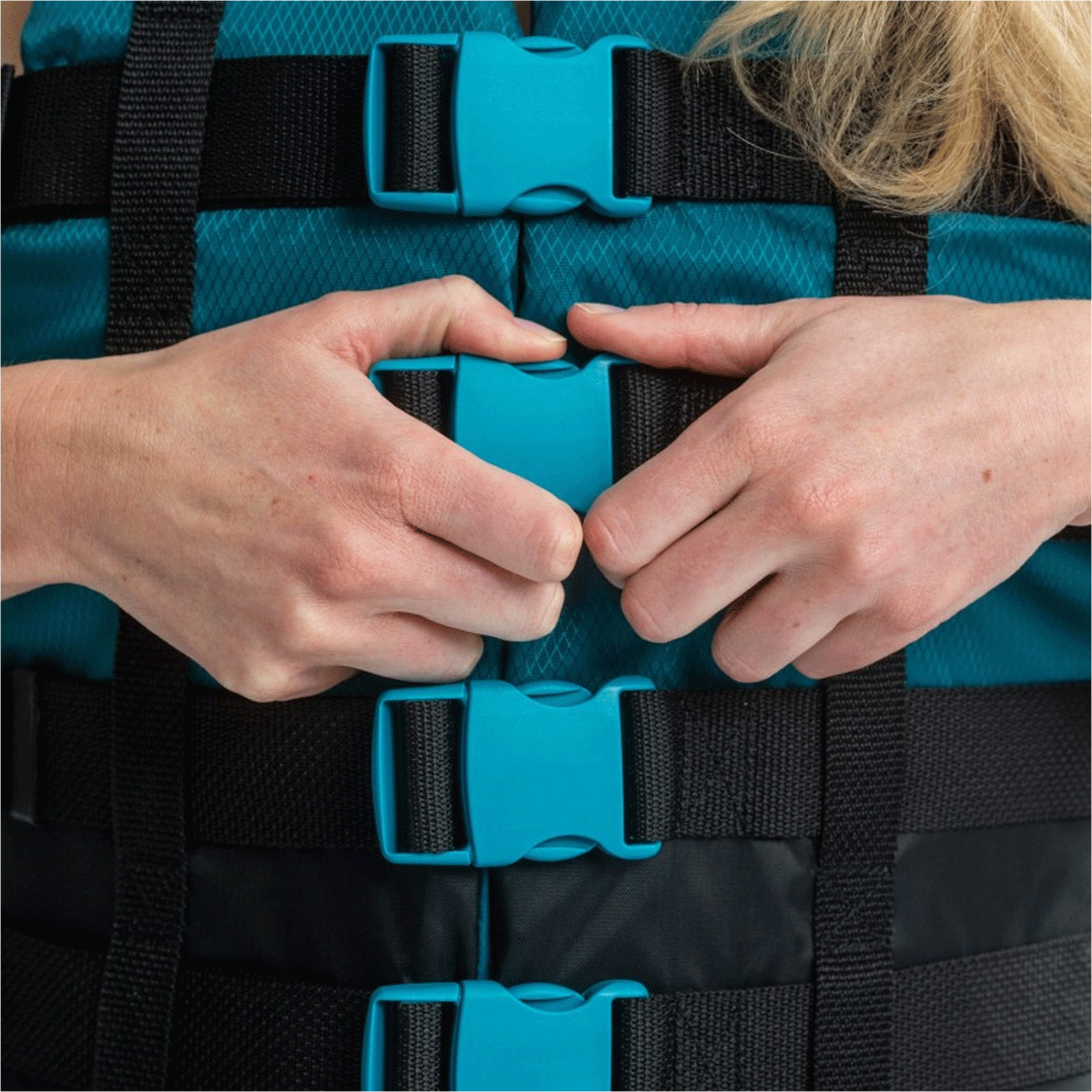 2025 Jobe 4-Schnallen-Rettungsweste 244823004 - Teal