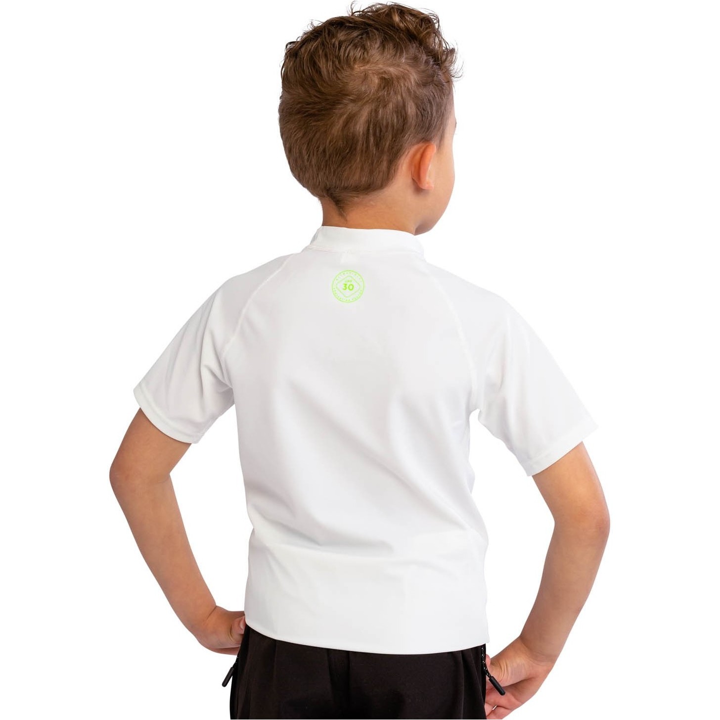 2025 Jobe Junior Kurzarm Rash Vest 544223003 - Weiß