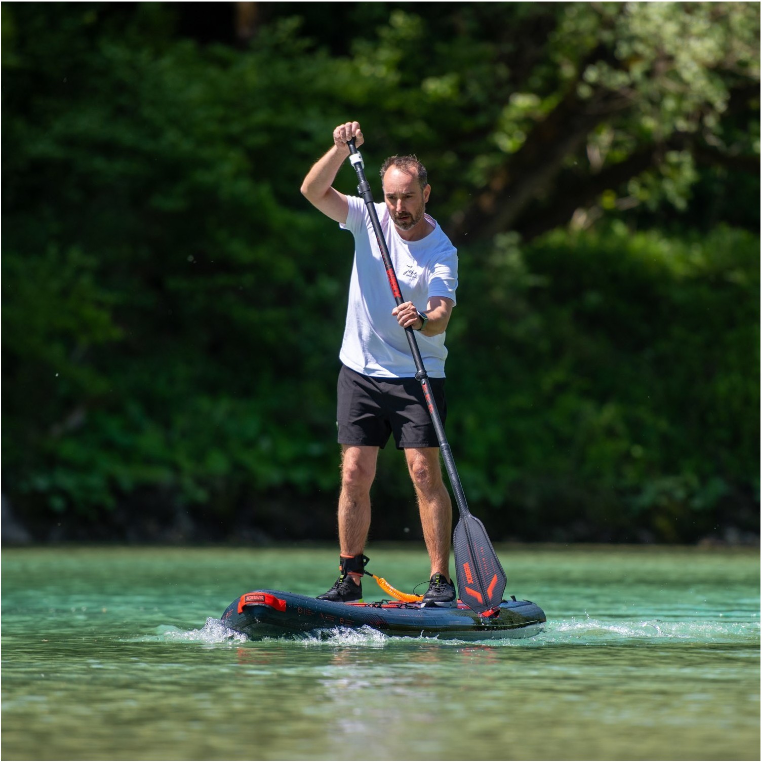 2026 Jobe Stream Carbon 100 Sup 3-teiliges Paddel 486723007 - Orange