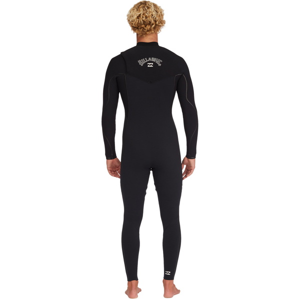 2023 Billabong Mens Furnace Natural 3/2mm Zip Free Wetsuit ABYW100183 - Black