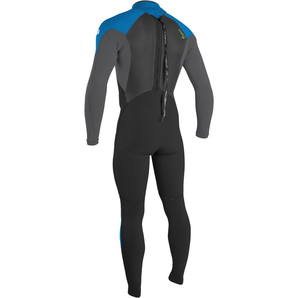 2026 O'Neill Youth Epic 3/2mm Rückenreißverschluss Gbs Neoprenanzug 4215B - Black / Baliblu