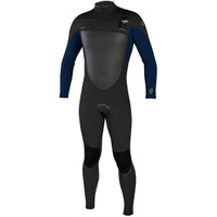 O'neill Psycho Freak 4/3mm Chest Zip Neoprenanzug Schwarz / Schiefer