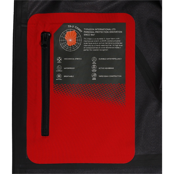 2026 Typhoon Performance Segeljacke P2037 - Red / Solar