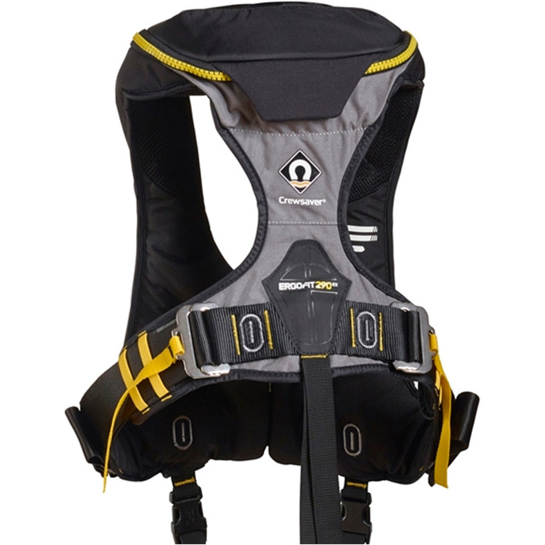 2026 Crewsaver ErgoFit 290N Extreme Lifejacket Hammar Harness Light Hood 9145-BKHP