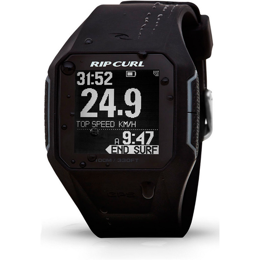 2018 Rip Curl Suche GPS Smart Surf Uhr in SCHWARZ A1111