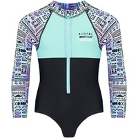 Junior Mädchen Parla Long Sleeve Rash Onesie schwarz