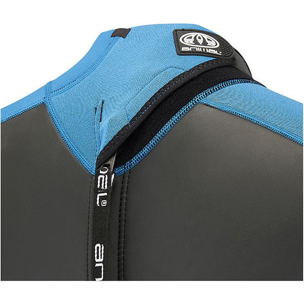 2018 Animal Nova 3 / 2mm Flatlock Reißverschluss Neoprenanzug Marina Blue AW8SN102