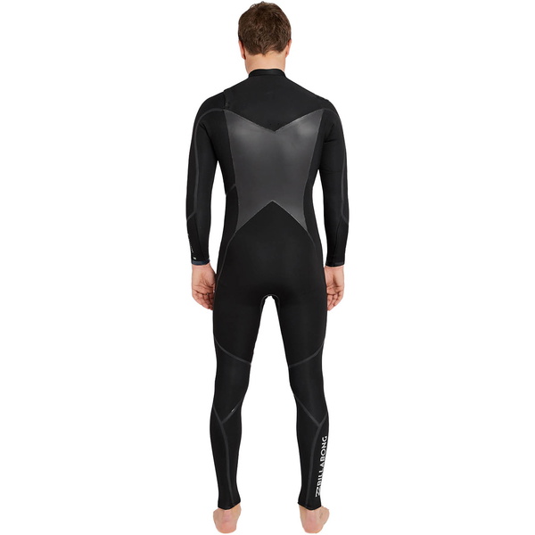 2018 Billabong Absolute X 5 / 4mm Brust Stepp Neoprenanzug SCHWARZ F45M20