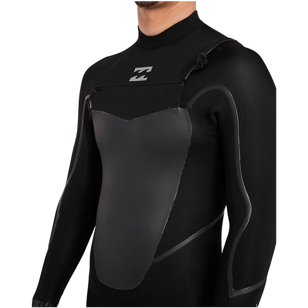 2018 Billabong Absolute X 5 / 4mm Brust Stepp Neoprenanzug SCHWARZ F45M20