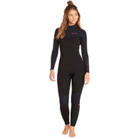 Frauen Furnace Carbon Comp 5/4mm Chest Zip Neoprenanzug Schwarz
