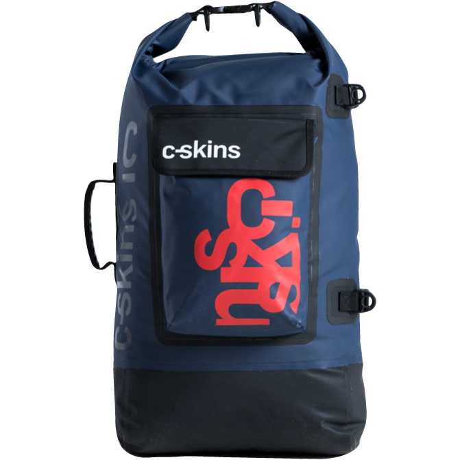 2026 C-skins Storm Chaser 40l Drybag C-dbp40 - Schiefer / Schwarz / Warm Rot