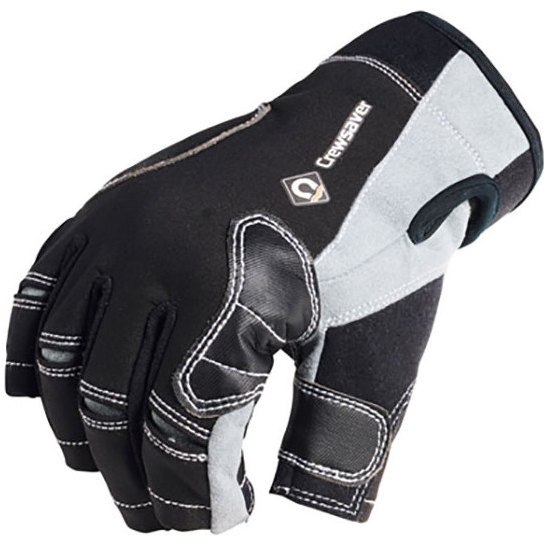 2026 Crewsaver Short Finger Gloves Black 6950