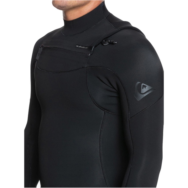 2022 Quiksilver Everyday Sessions 5/4/3mm Brustreißverschluss Neoprenanzug EQYW103120 - Black
