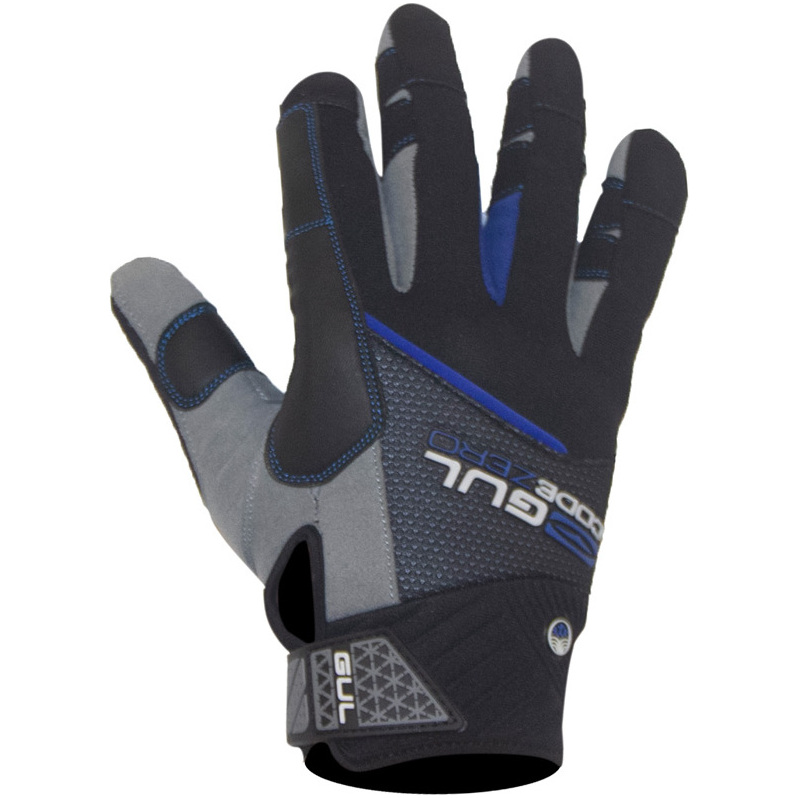 2025 Gul Junior Code Zero Winter Full Finger Sailing Gloves Black GL1238-B6