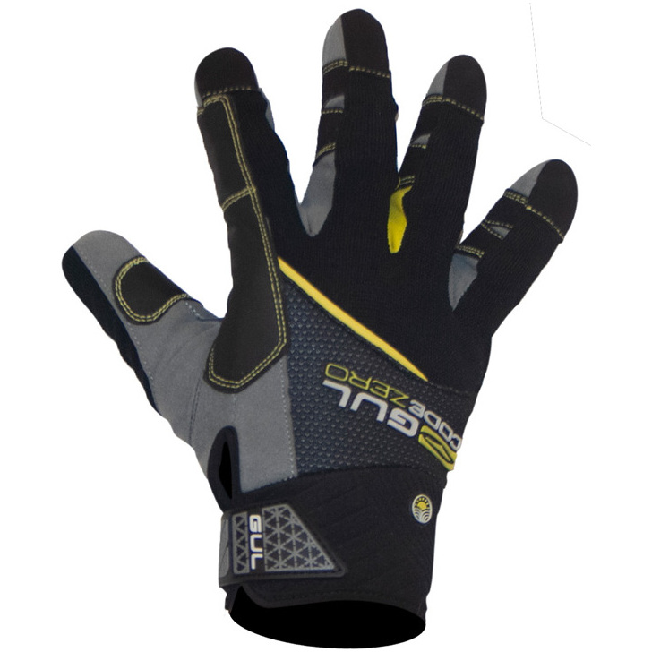 2025 Gul Junior Code Zero Sommer Voller Finger Segelhandschuhe Schwarz Gl1239-b6