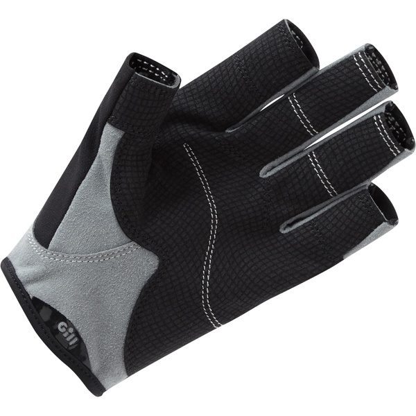 2026 Gill Junior Deckhand Kurzfingerhandschuhe 7043J - Black