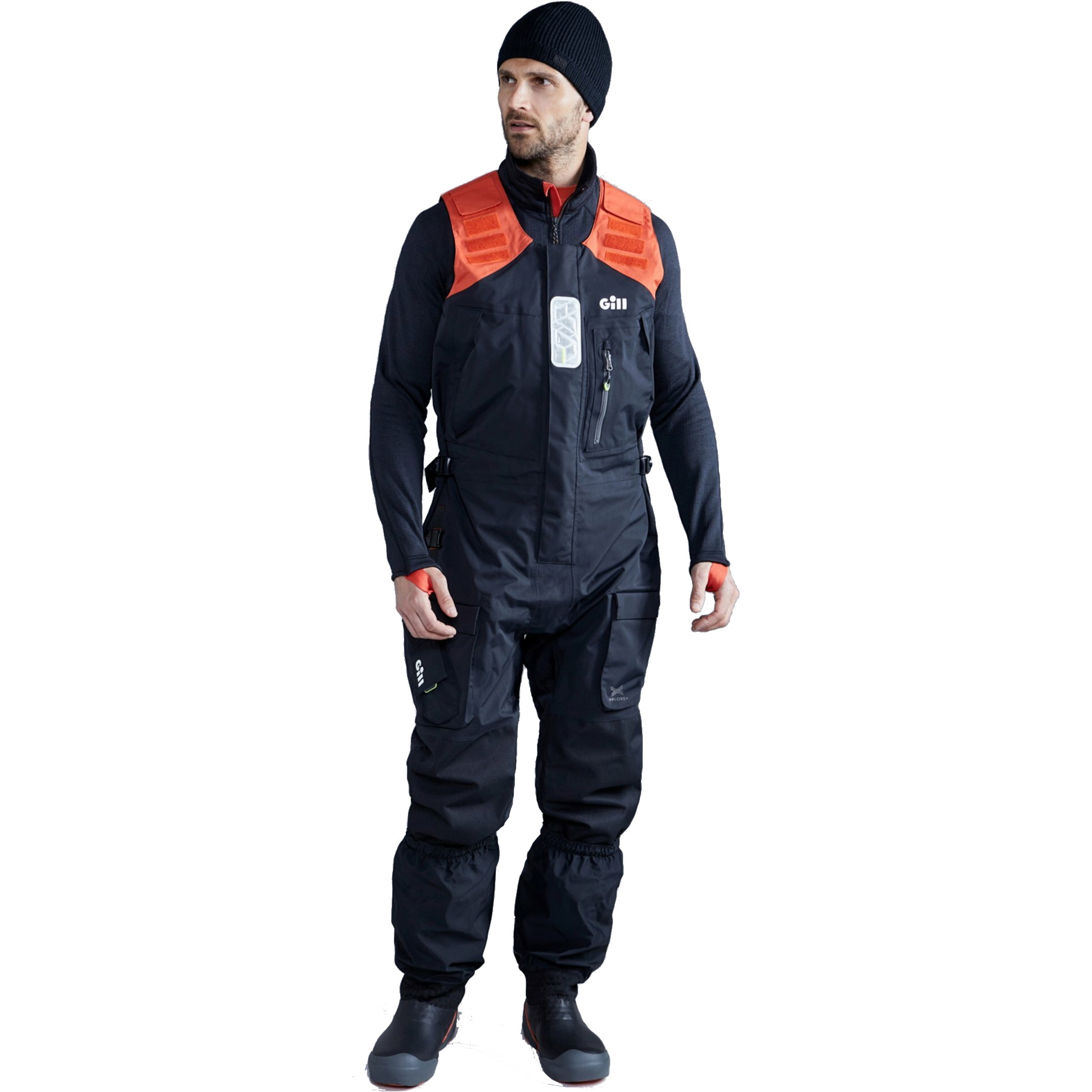 2025 Gill Mens OS1 Ocean Sailing Trousers OS13T - Graphite / Orange