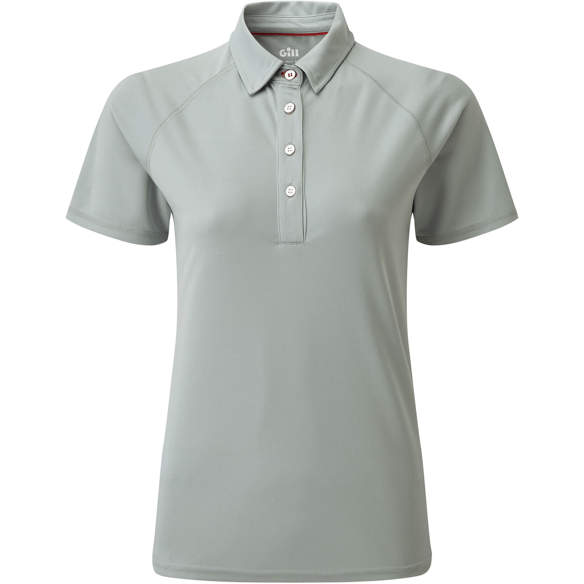 2026 Gill Damen Uv Tec Poloshirt Grau Uv008w