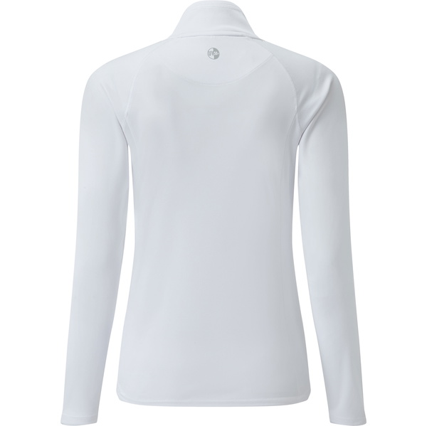 2026 Gill Frauen Uv Tec Zip Neck Top Weiß Uv009w