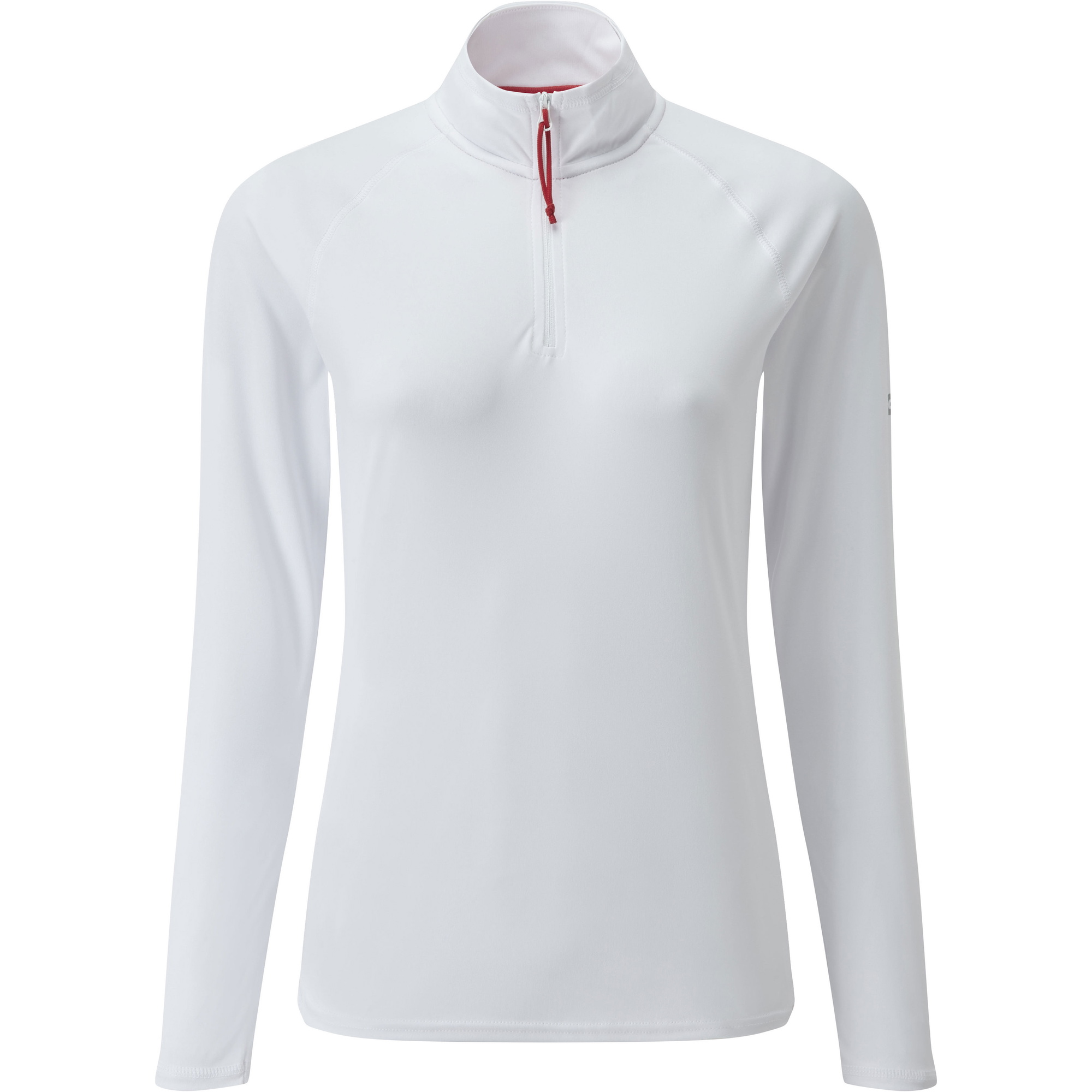 2026 Gill Frauen Uv Tec Zip Neck Top Weiß Uv009w