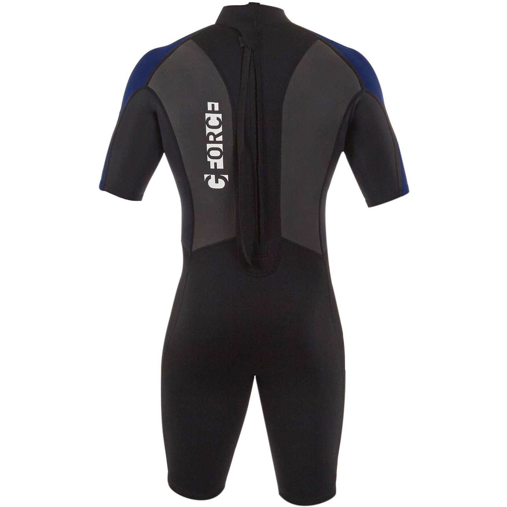 2026 Gul Männer G-Force 3mm Rückenreißverschluss Shorty Neoprenanzug GF3305-B7 - Black / Navy