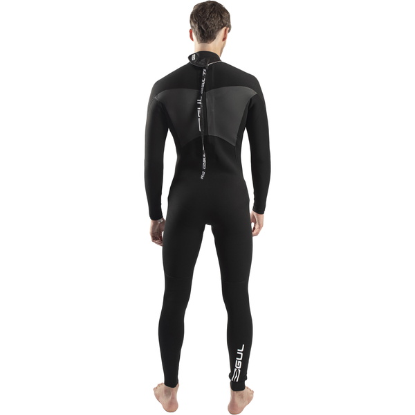 2026 Gul Männer Response 4/3mm Gbs Rückenreißverschluss Neoprenanzug RE1246-C1 - Black