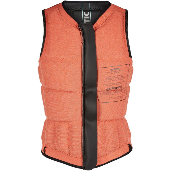 2021 Mystic Frauen Geblendet Front Zip Wake Impact Weste 200187 - Schwarz Allover