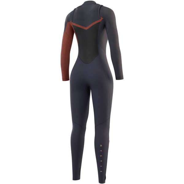 2021 Mystic Frauen Diva 5/3mm Chest Zip Wetsuit 210075 - Nachtblau